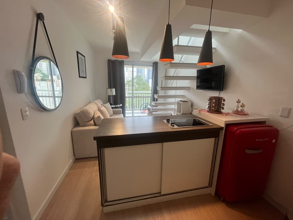 Apartamento para alugar com 61m², 1 quarto e 1 vaga